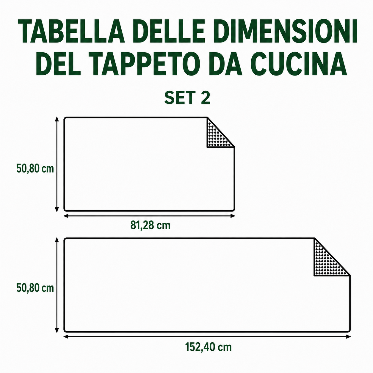 Tappeto da Cucina Sparkling Snow