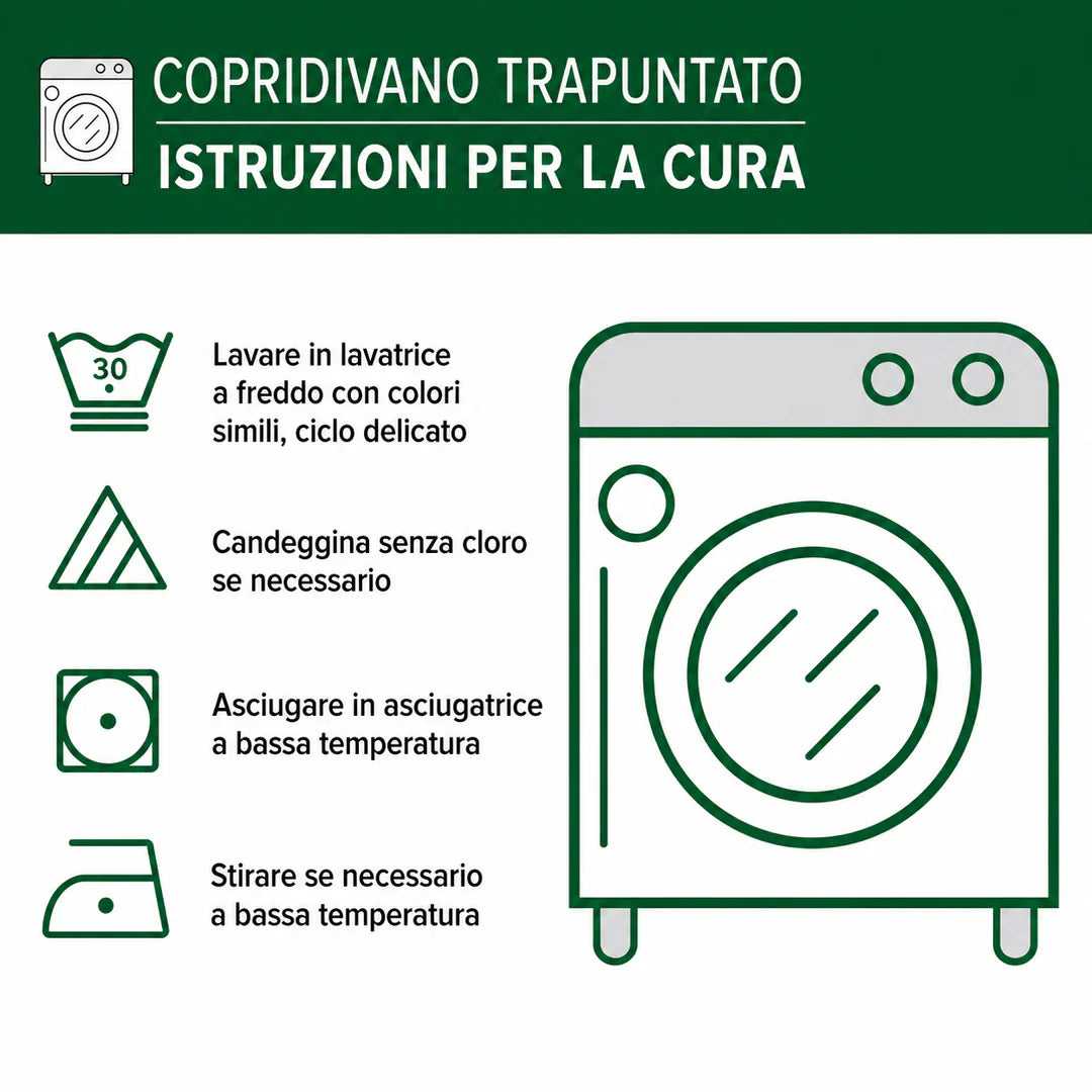 Copridivano trapuntato con zampette e cuore