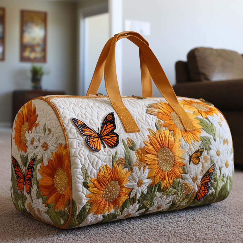 Borsa da viaggio trapuntata con campi luminosi