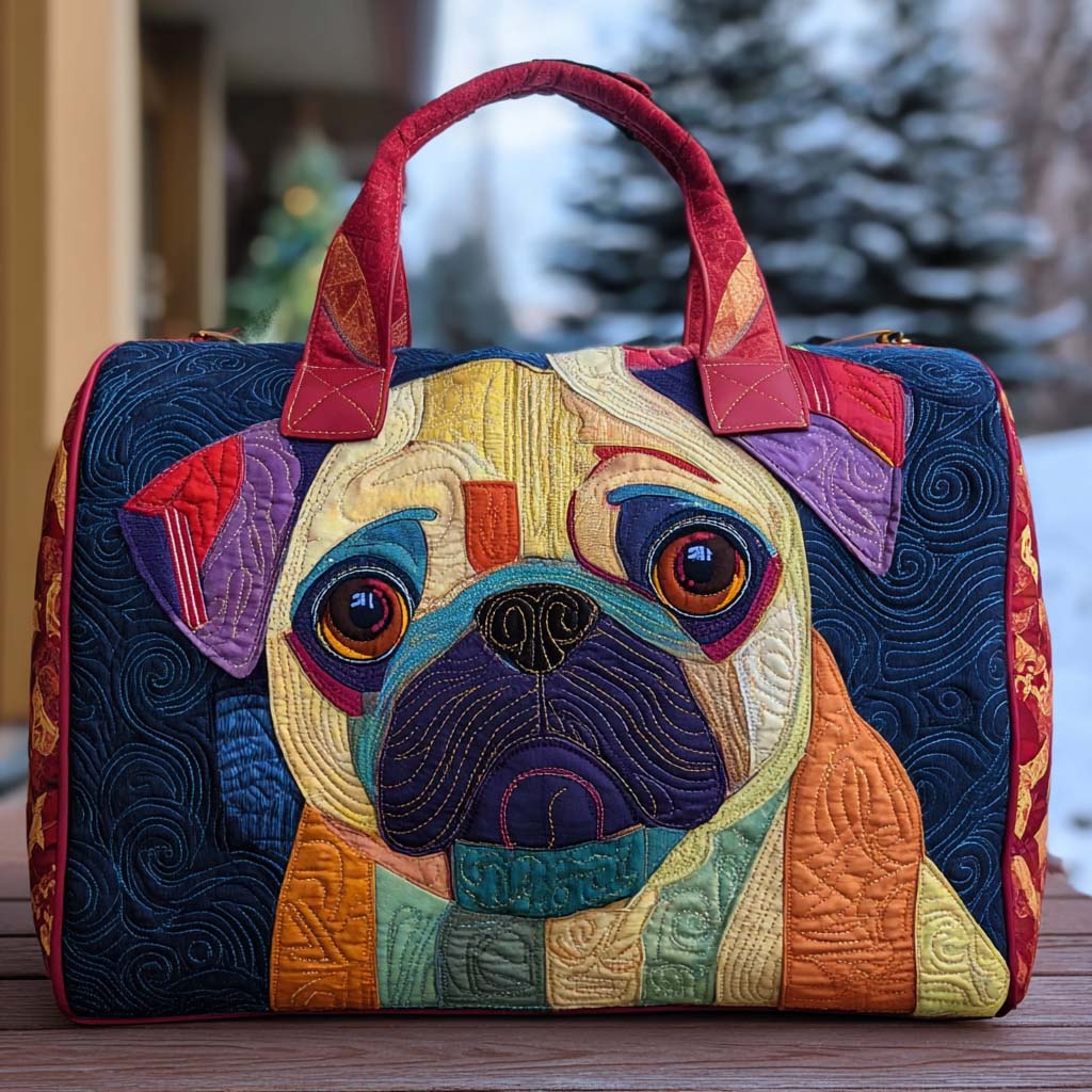 Borsa a tracolla trapuntata con animaletto tenero