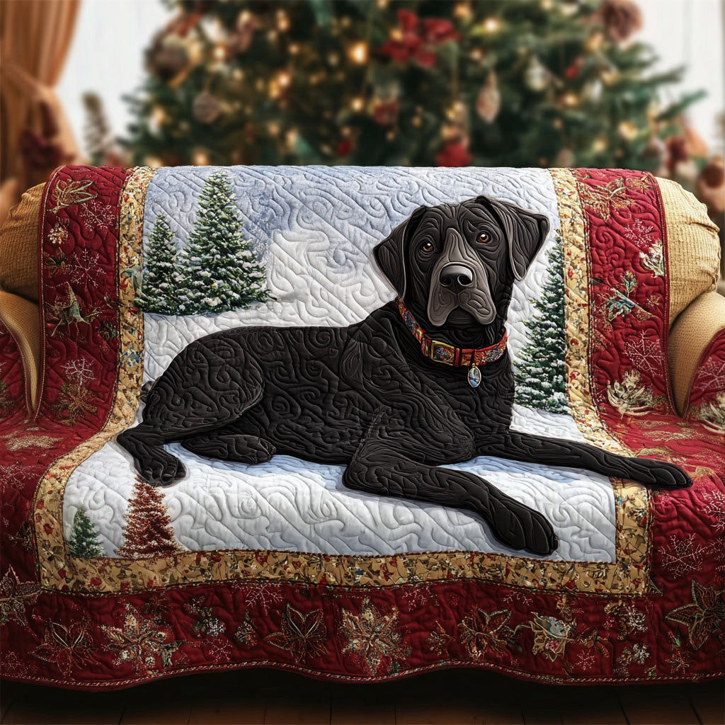 Copridivano trapuntato con Labrador Retriever
