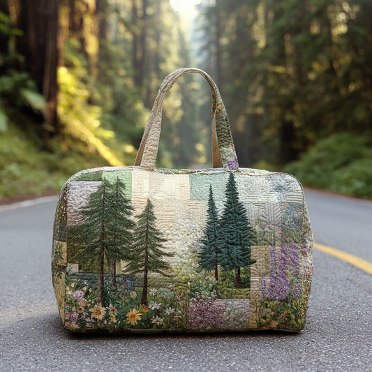Borsa da viaggio trapuntata con sogno nel bosco