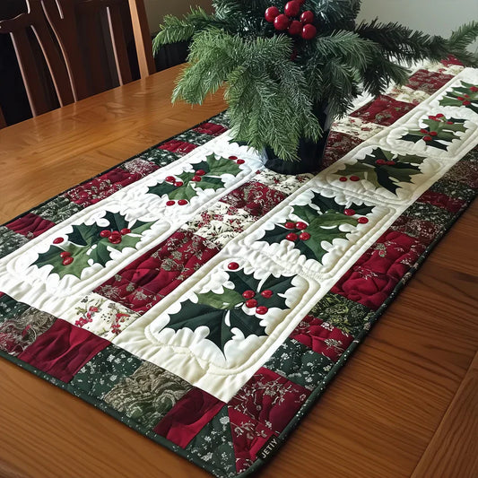 Tovaglietta trapuntata - Campane Festive