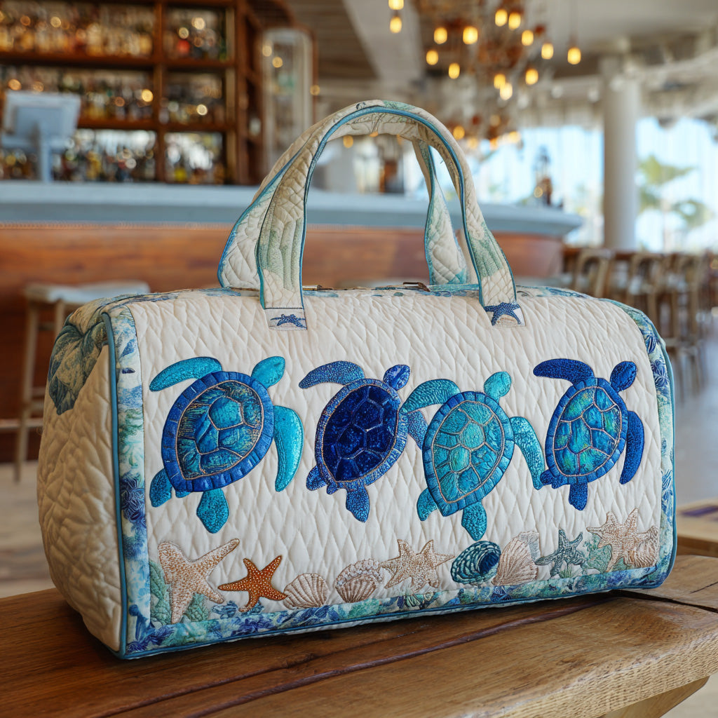 Borsa da viaggio a tracolla con tartaruga oceanica