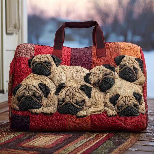 Borsa da viaggio trapuntata con carlino tenero