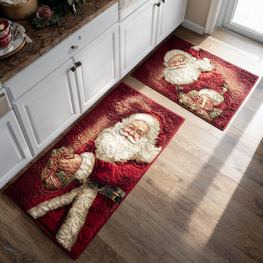 Tappeto da cucina antiscivolo natalizio con Babbo Natale