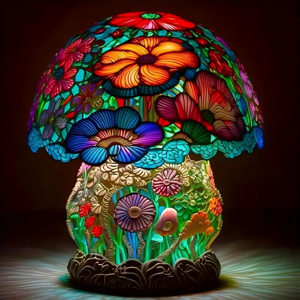 lampada in vetro ghiacciato