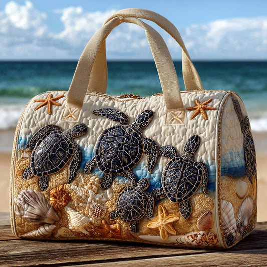 Borsa a tracolla trapuntata con piccole impronte