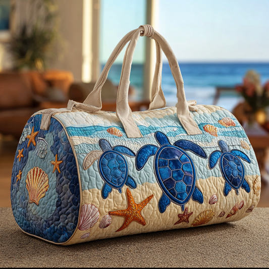 Borsa da viaggio imbottita con tartaruga marina
