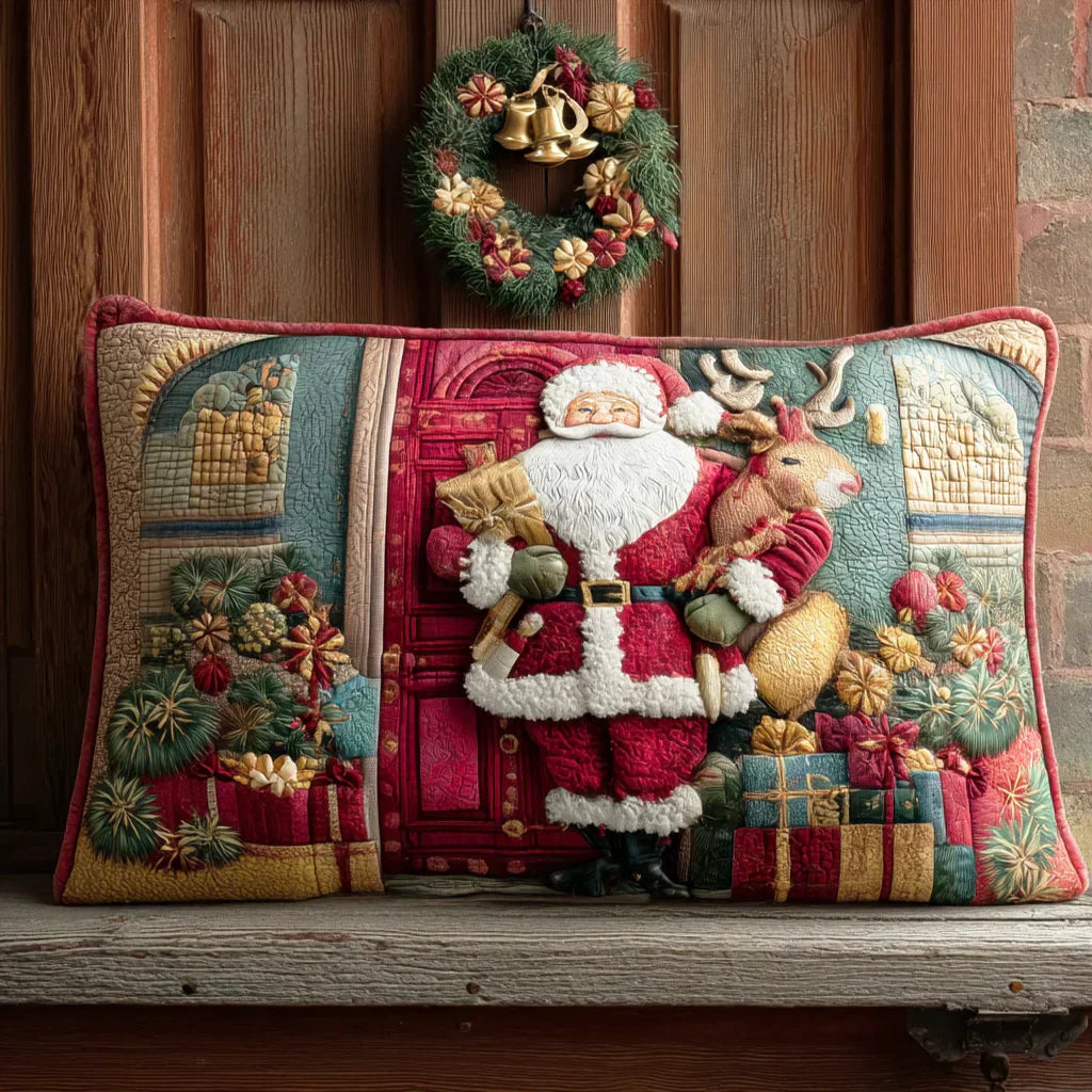 Copricuscino trapuntato - La Casa Accogliente di Babbo Natale
